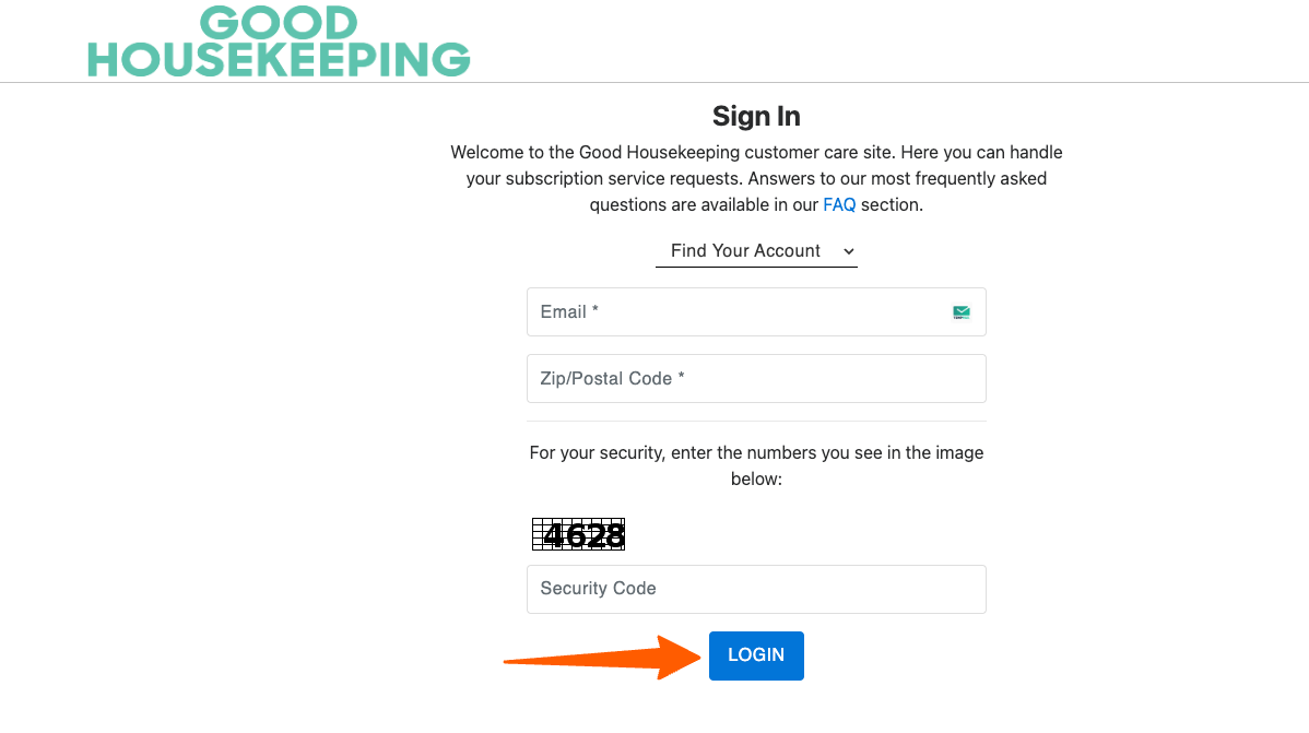 good housekeeping magazine login